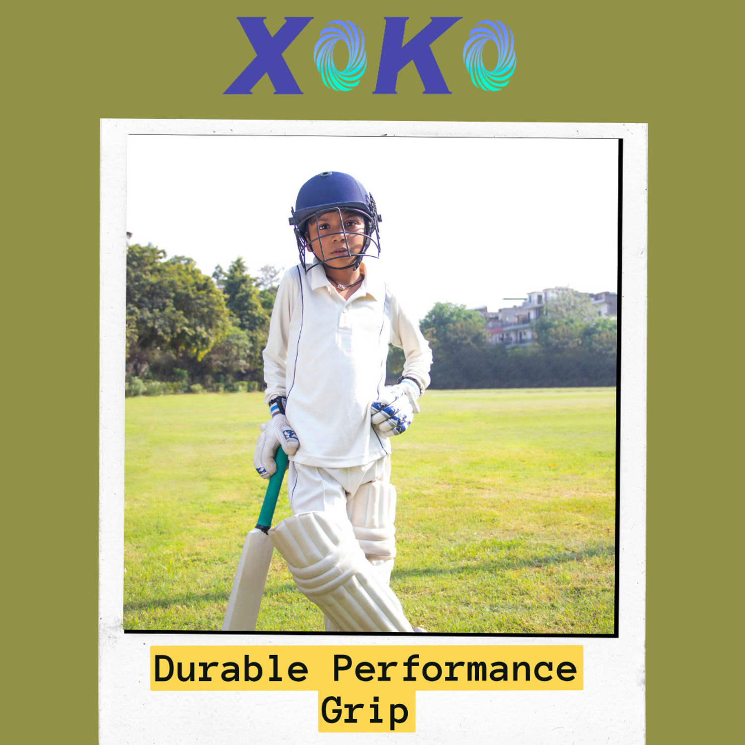 Image of XOKO Cricket Bat Grip - Non-Slip, Shock-Absorbing & Durable Tacky Touch