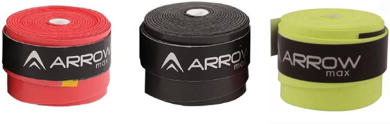 ArrowMax ANTI-SLIP DOTTED BADMINTON GRIP PACK OF 3 Super Tacky