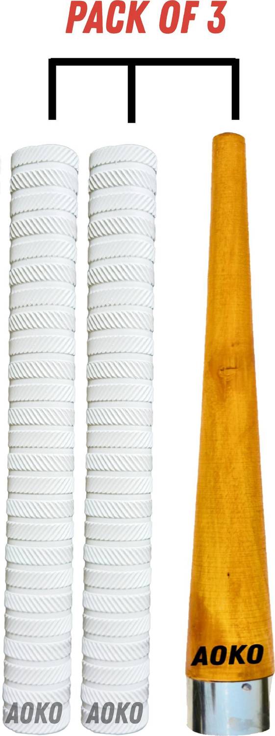 Chhabra Kreations 1 Wooden Cone + 2 Cricket Bats - Image 1