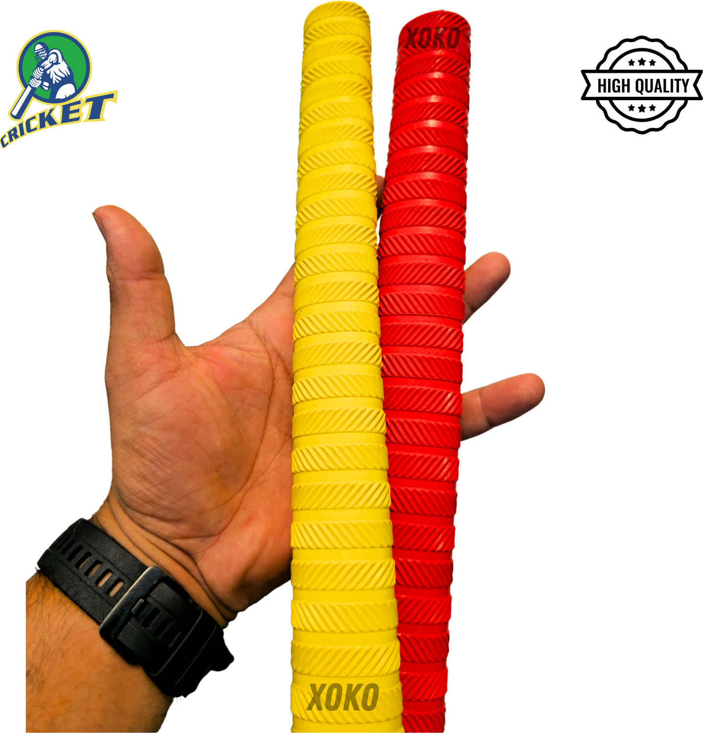 Image of XOKO Cricket Bat Grip - Non-Slip, Shock-Absorbing & Durable Tacky Touch