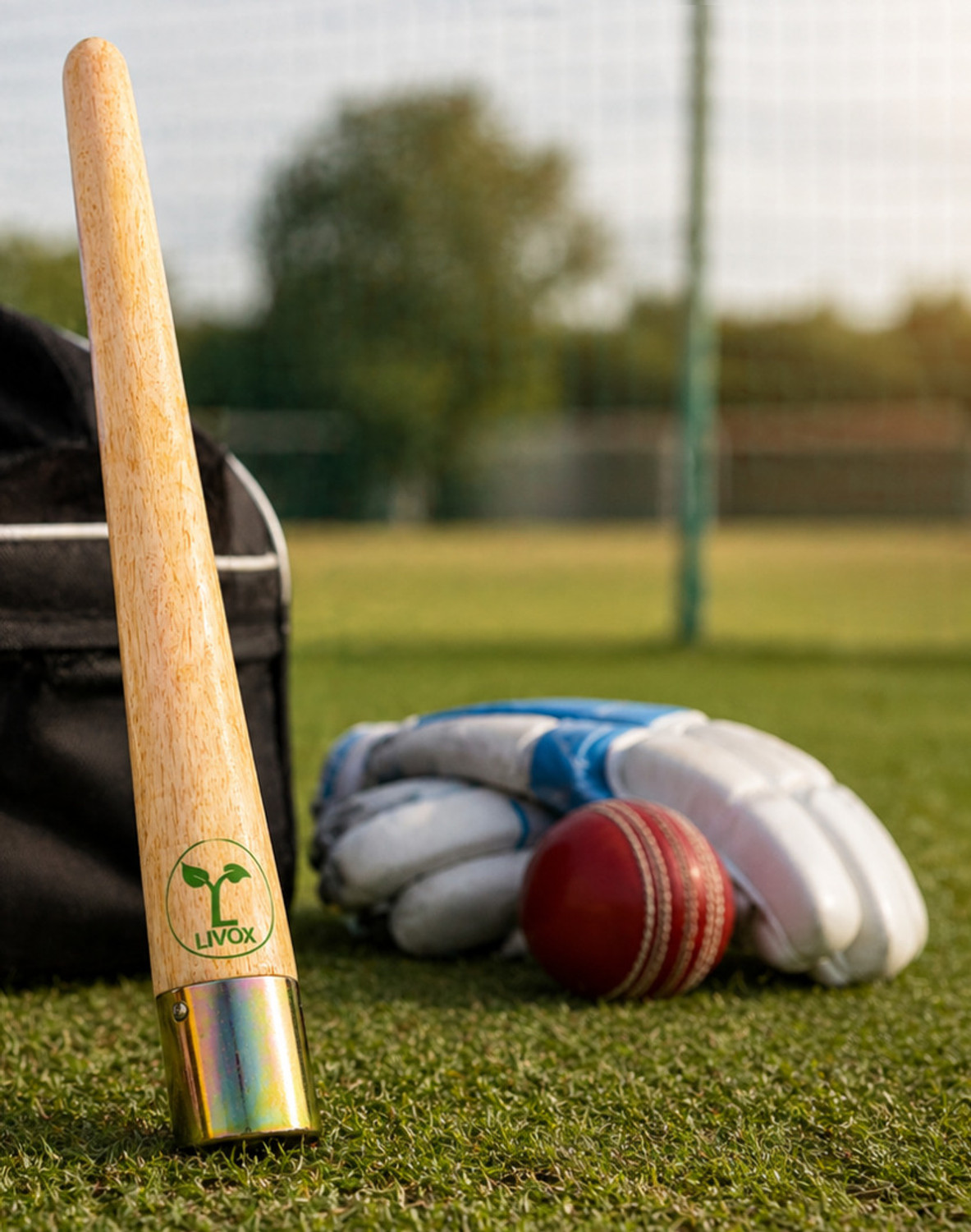 Image of LIVOX Cricket bat knocking hammer with bat grip,cone and bat oil Wooden Bat Mallet