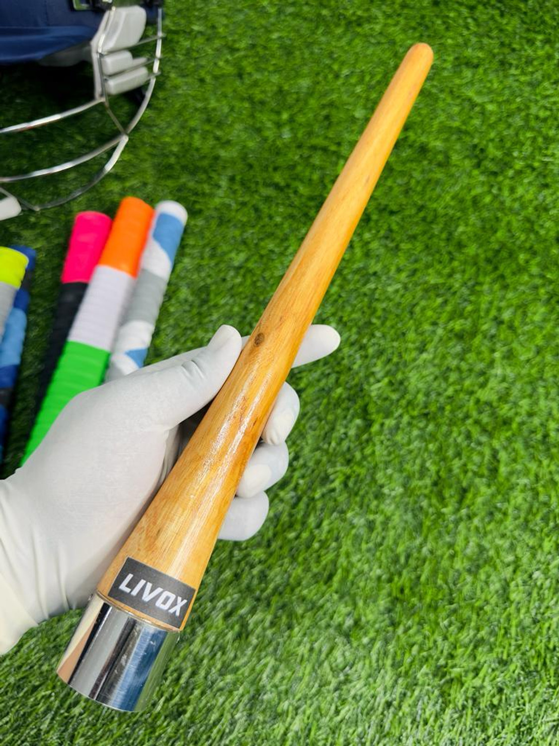 Image of LIVOX First Quality Ring Texture Cricket Bat Grips for Very Good Comfort And One Cone Ultra Tacky