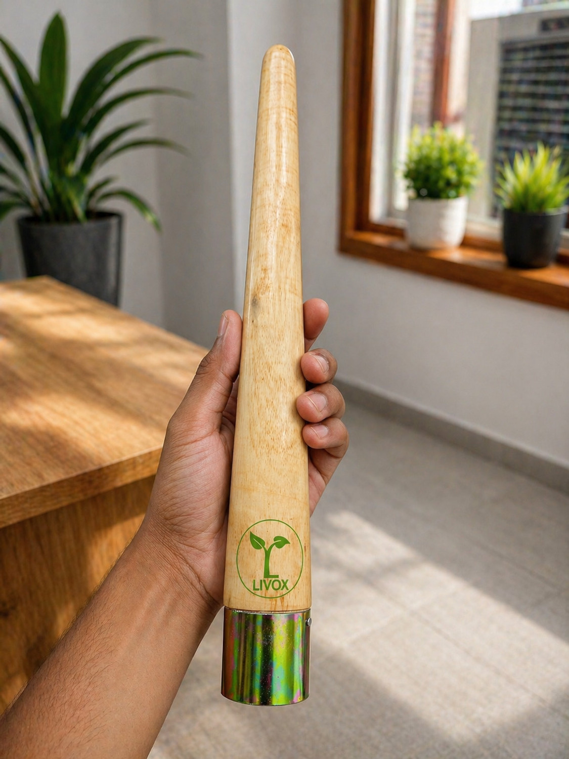 Image of LIVOX Cricket Bat Care Combo (Hammer + Wooden Cone + Bat Oil) Tacky Touch