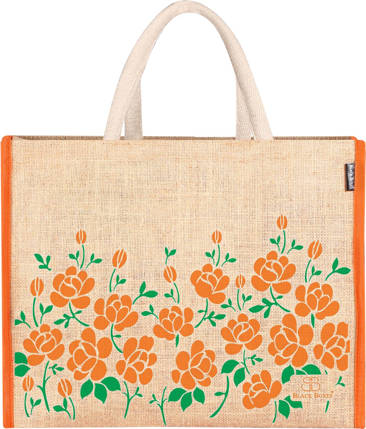 BlackBoxes Big Eco Cotton Jute Shopping Bags for Carry Milk Grocery fruits Grocery Bag