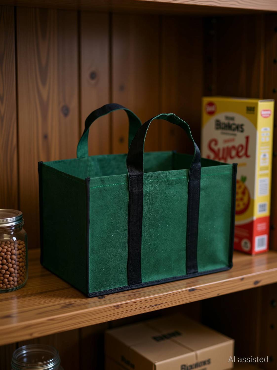 BlackBoxes Heavy Duty Super Strong Shopping vegetable - Reusable Washable Pack of 2 Grocery Bags
