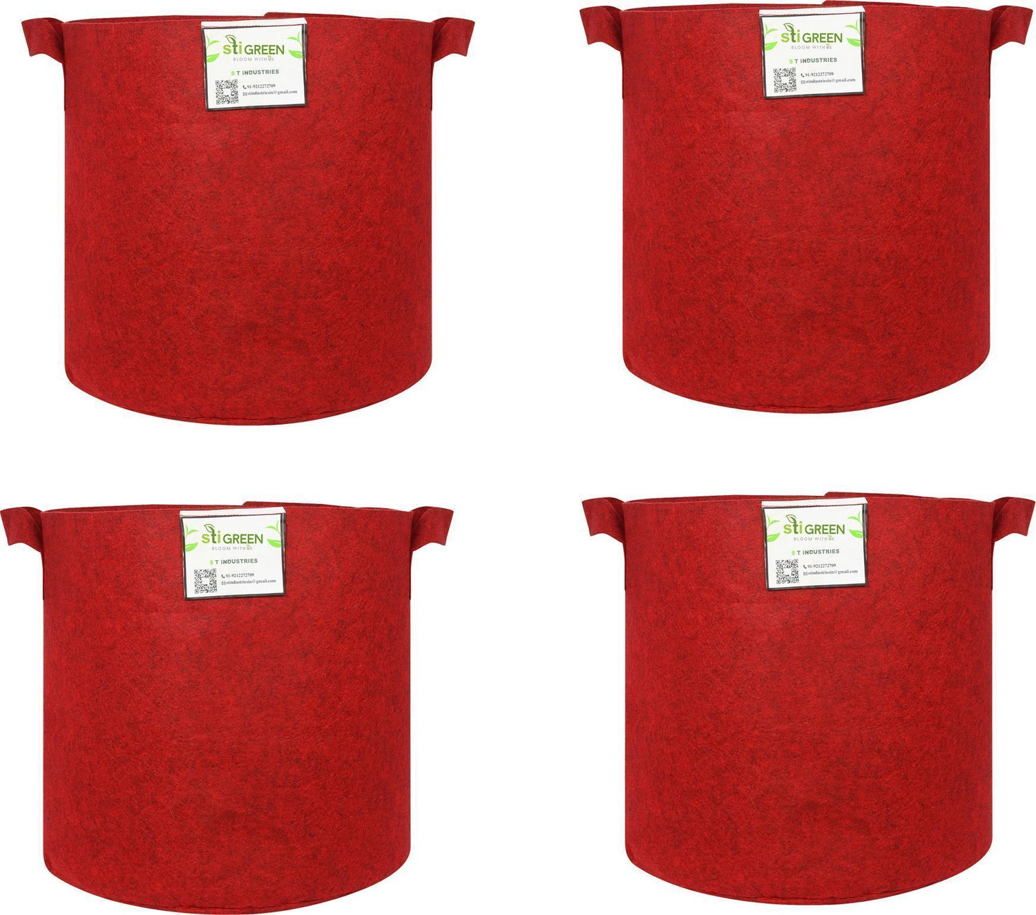Image of STIGREEN Premium GEO Fabric 15*15 Grow Bag For Home Gardening 400 GSM Grow Bag