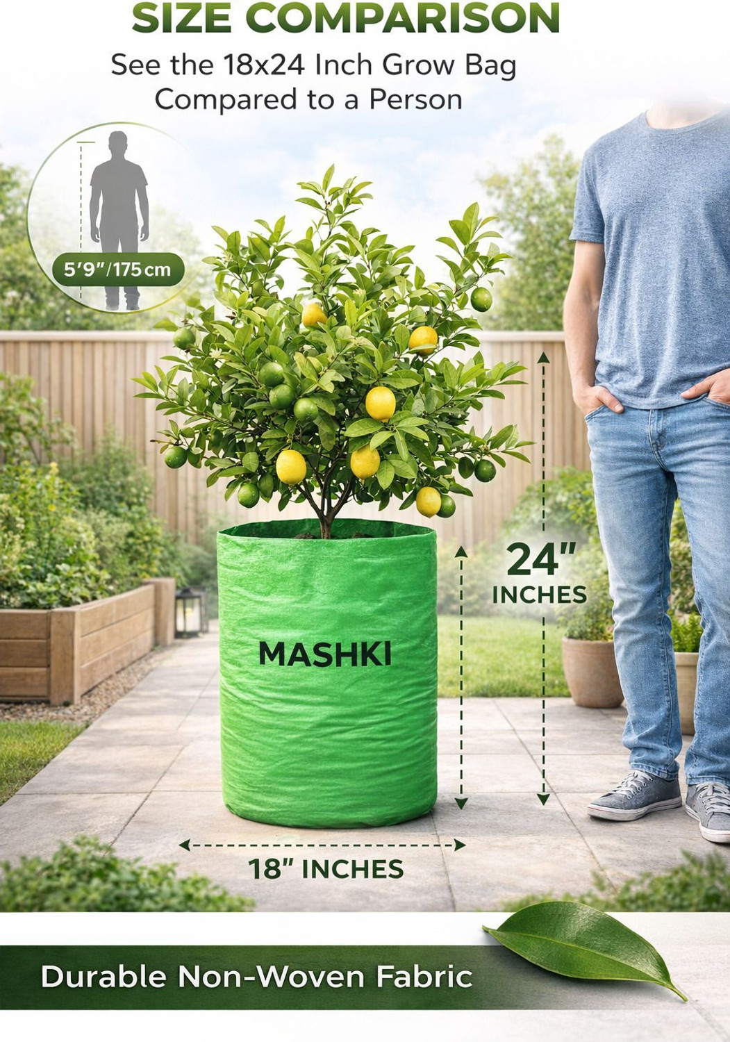 Image of MASHKI 1 Grow bag Grow Bag