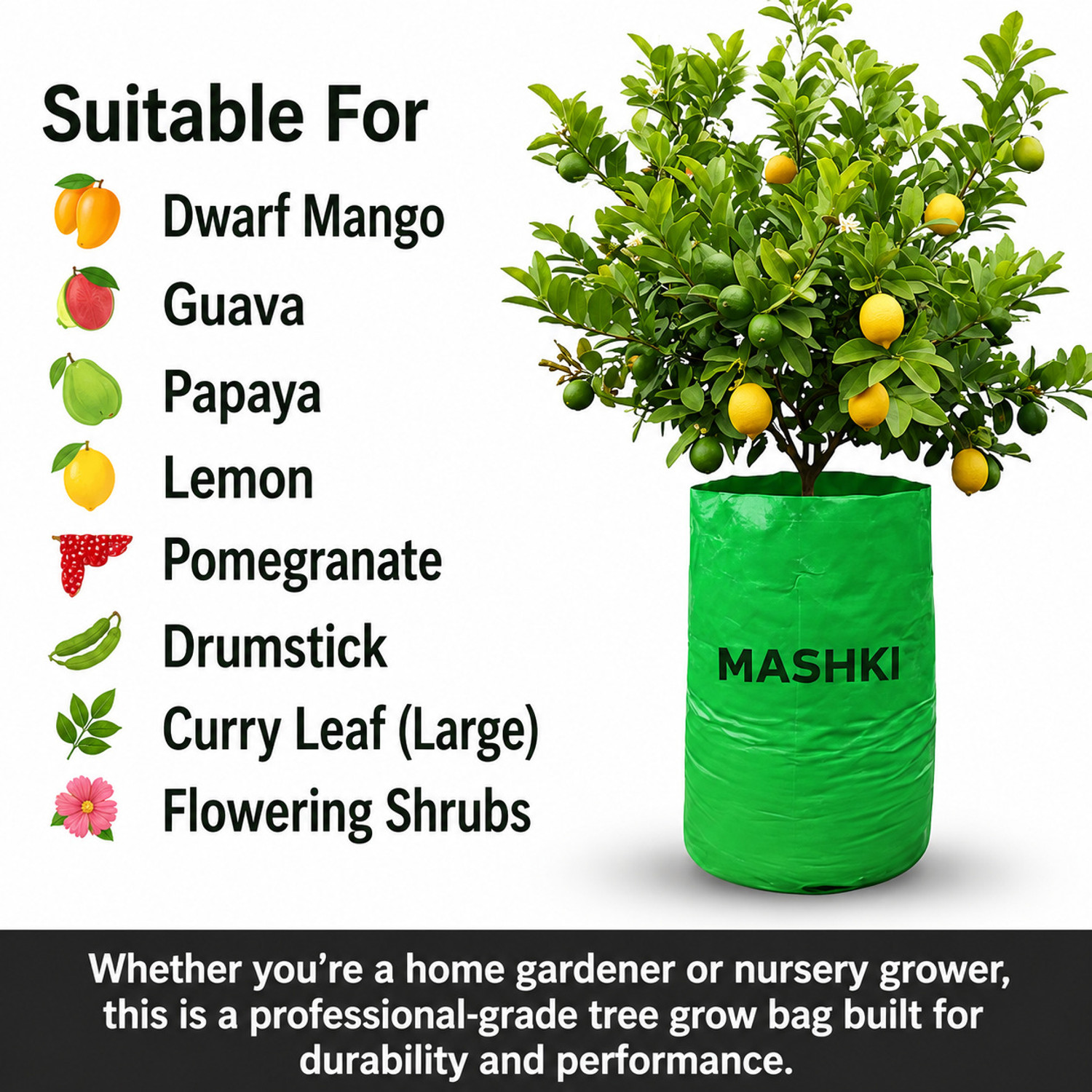 Image of MASHKI 1 Grow bag Grow Bag