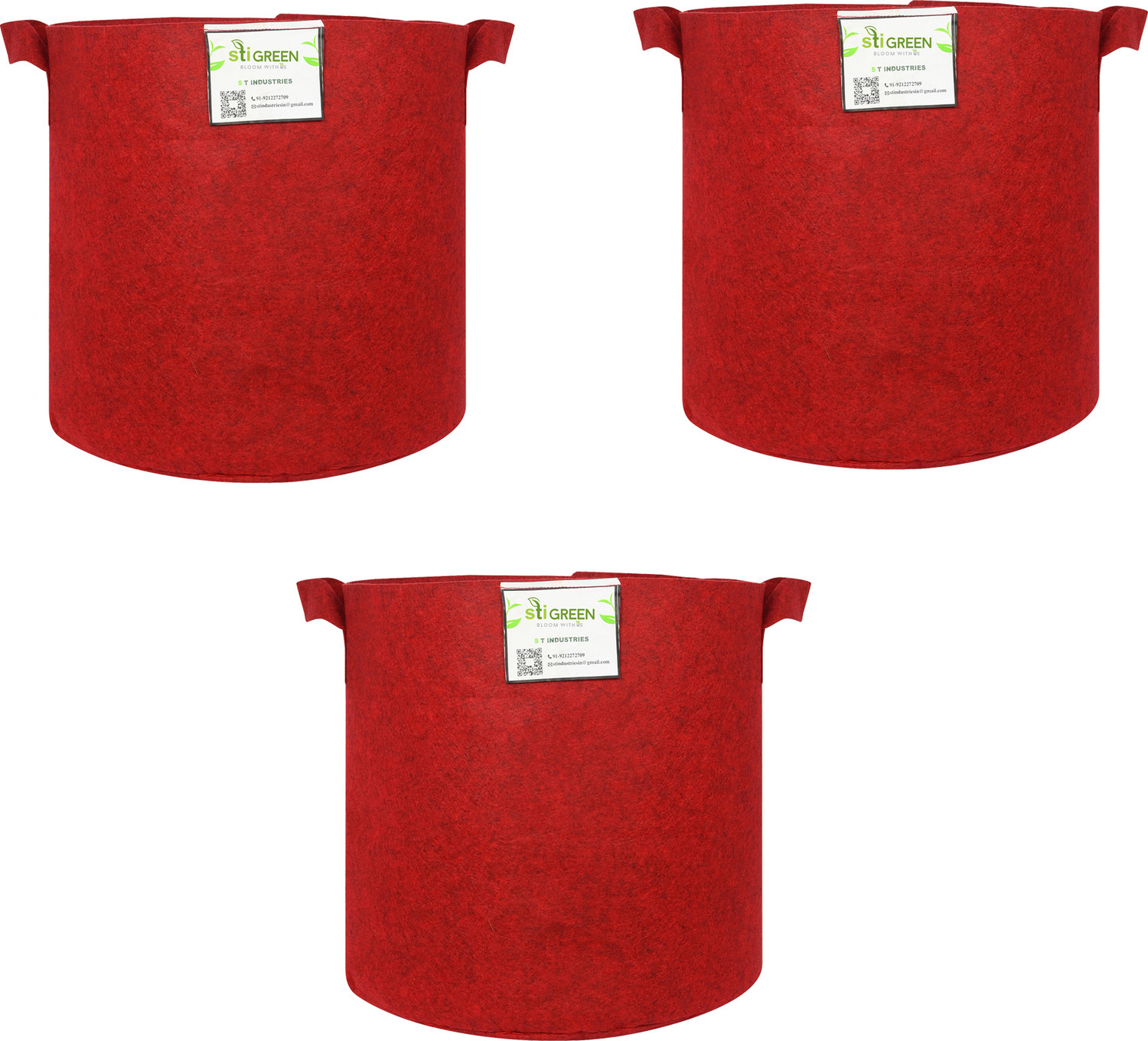 Image of STIGREEN Premium GEO Fabric 15*15 Grow Bag For Home Gardening 400 GSM Grow Bag