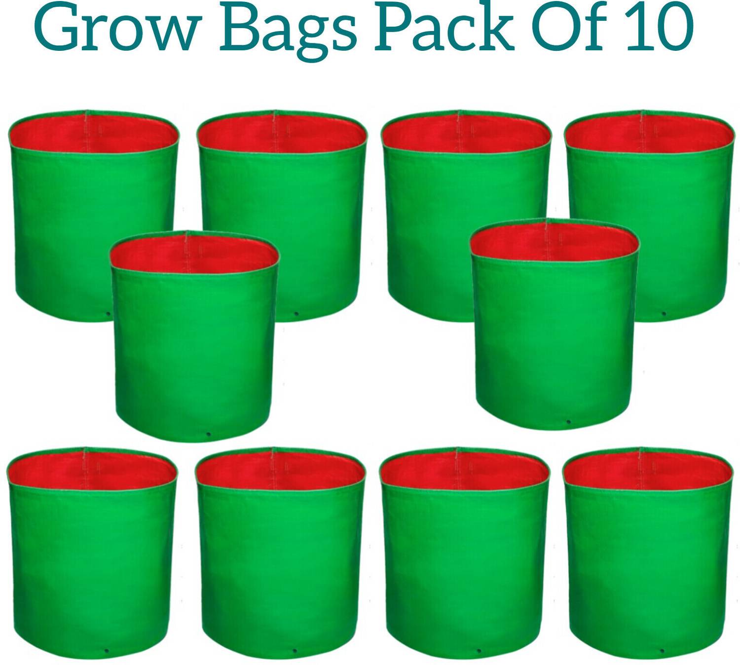 JIRSTAME 12x12 inch Grow Bags Pack of 10 - Image 3
