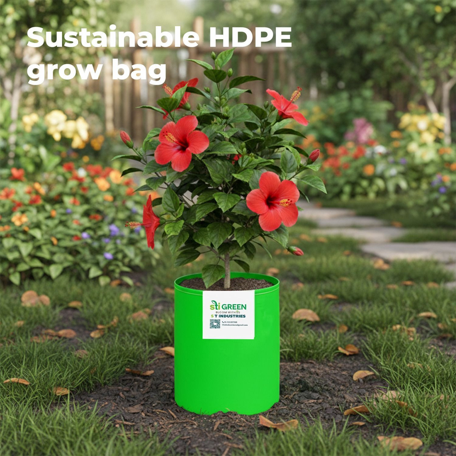 Image of STIGREEN Premium HDPE 24x36 Grow Bag 260 GSM For Home Gardening Grow Bag