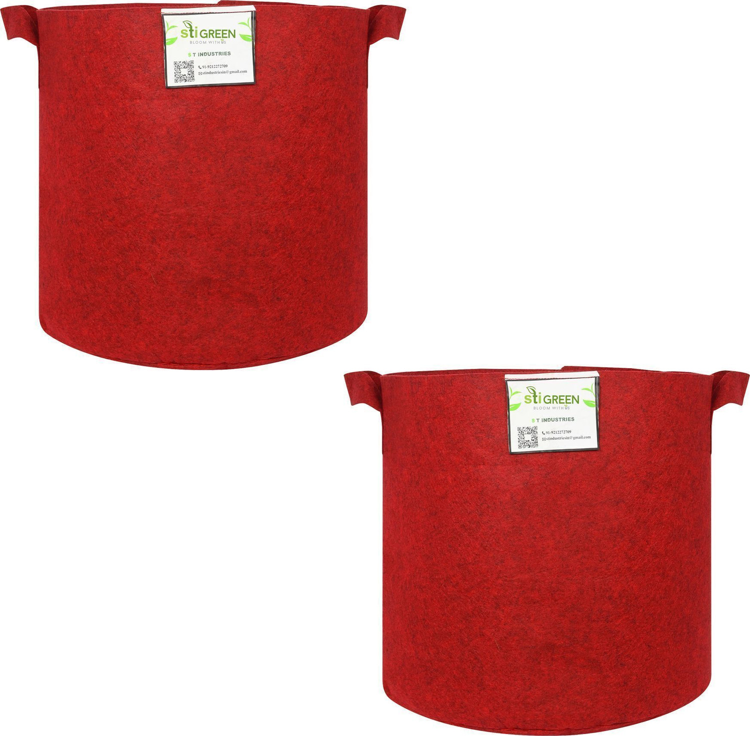 Image of STIGREEN Premium GEO Fabric 15*15 Grow Bag For Home Gardening 400 GSM Grow Bag