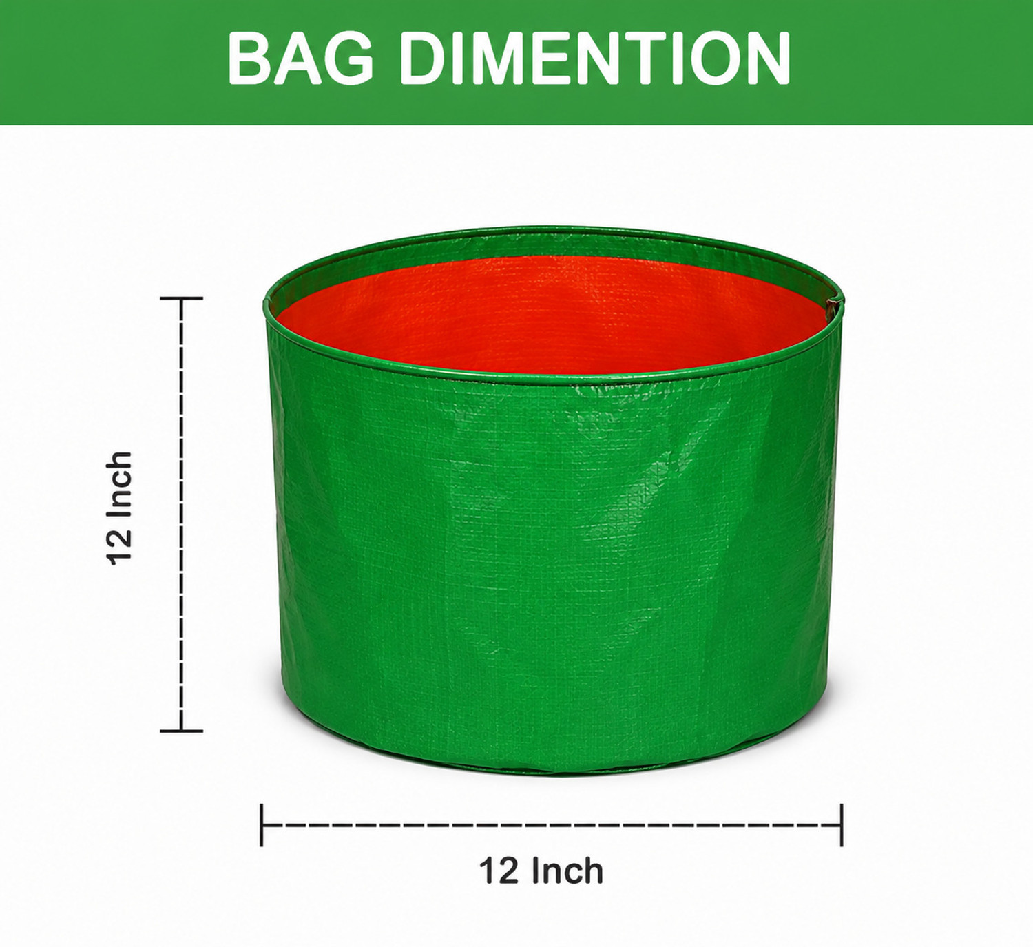 Image of Agroskyy GARDENING, agroskyy, 12*12 inch pack of 10 Grow Bag