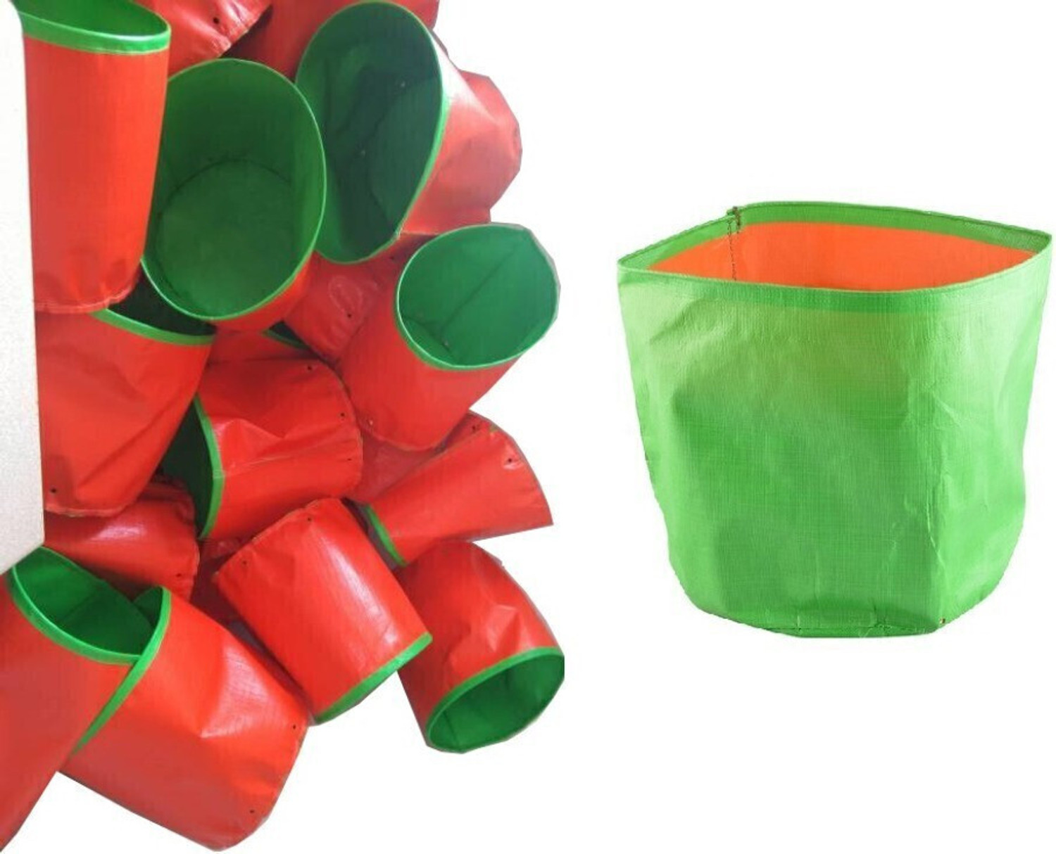 Image of live with alive HDPE Uv Stabilized Grow Bag 9 inch X 9 inch (Set of 10) Grow Bag