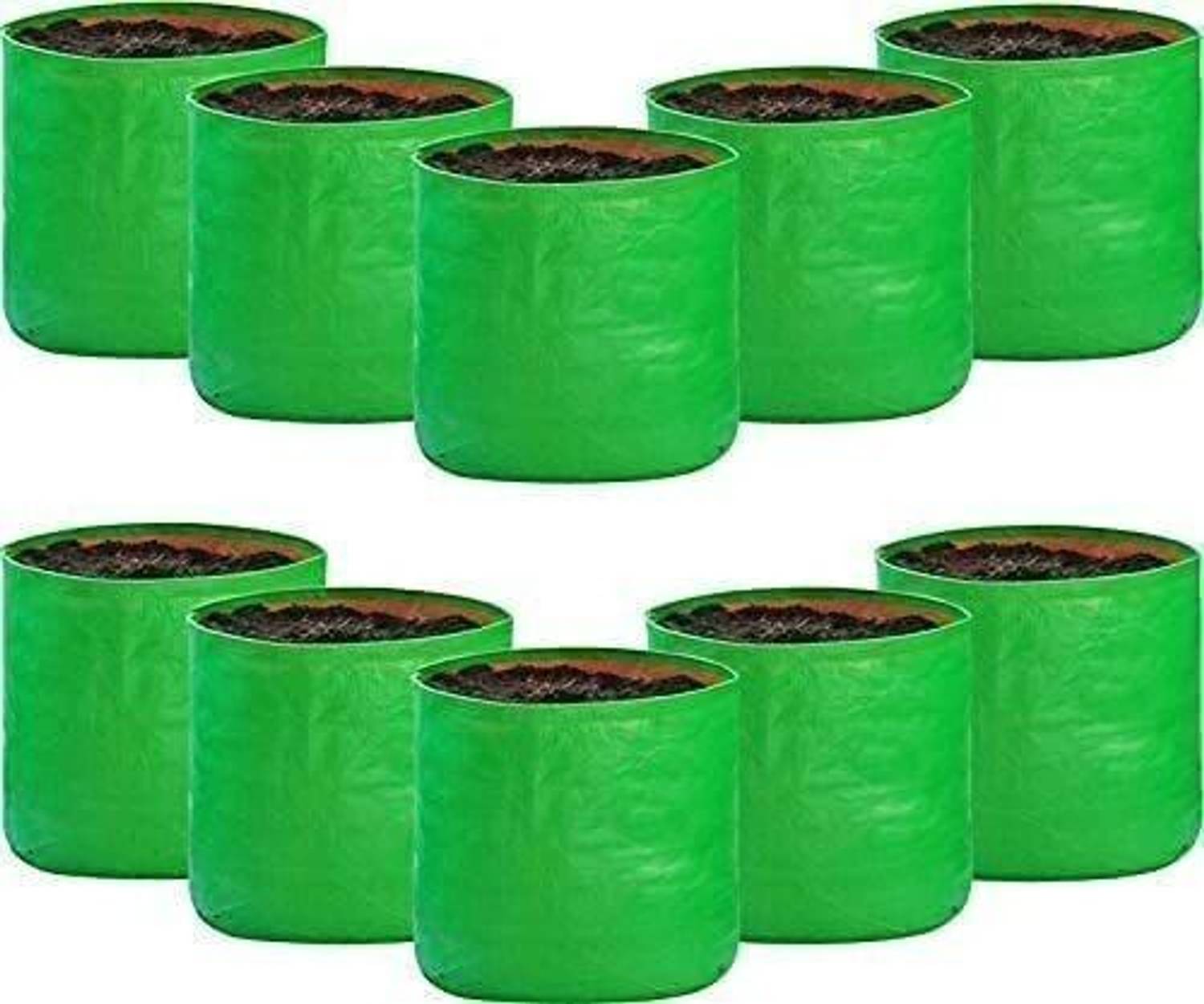 GROWGREEN Terrace gardening 12x12 Inch (Pack of 10) 220 GSM Grow ...mo