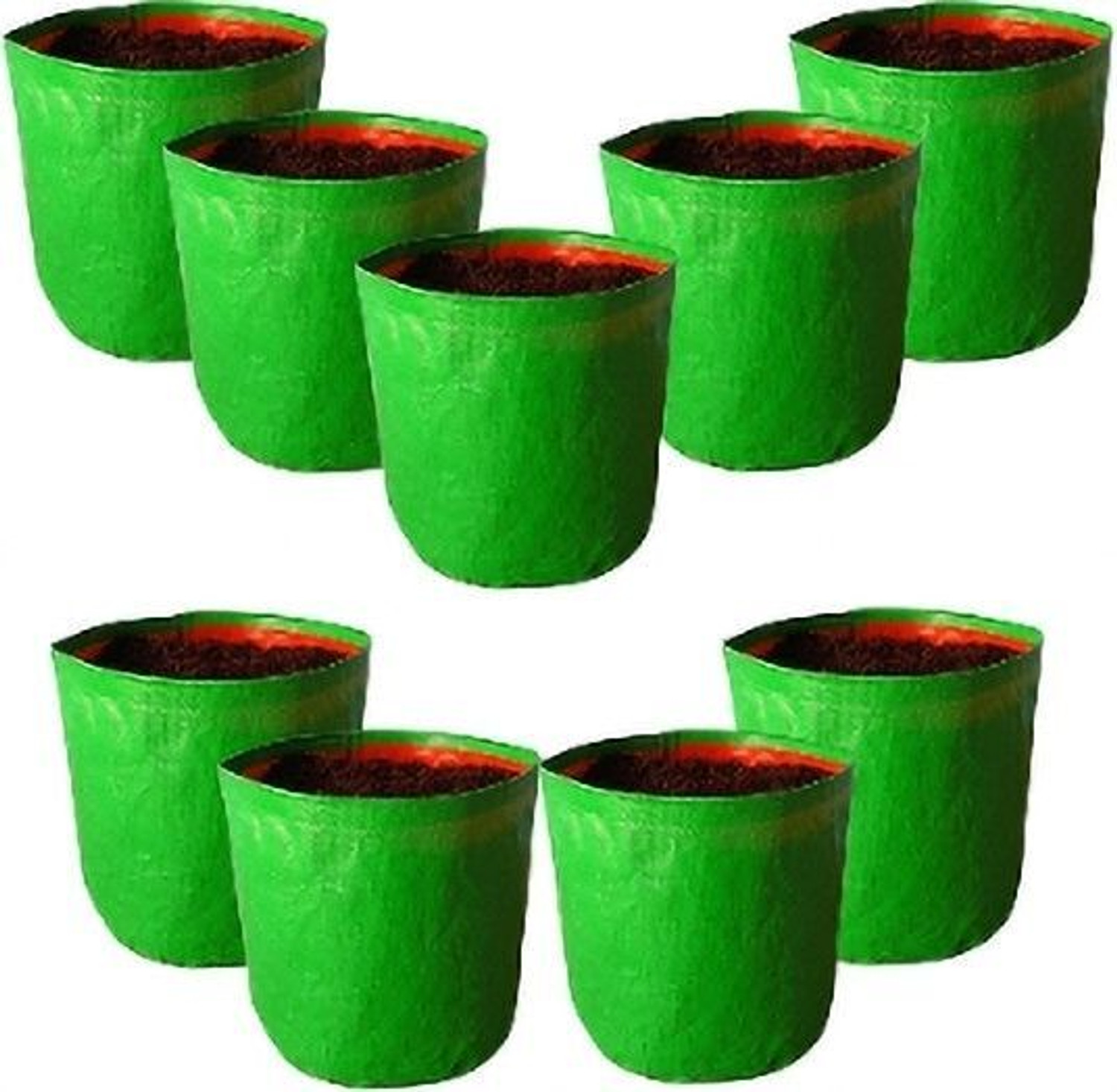 Image of GrowTree Flower Plants Pots 12*12 Pack of 9bags Grow Bag