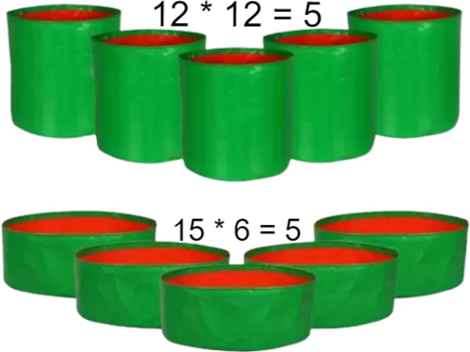 Image of GrowTree 12 X 12 inch -Pack of 5 & 15 X 6 inch -Pack of 5, for Terrace Gardening Grow Bag Grow Bag