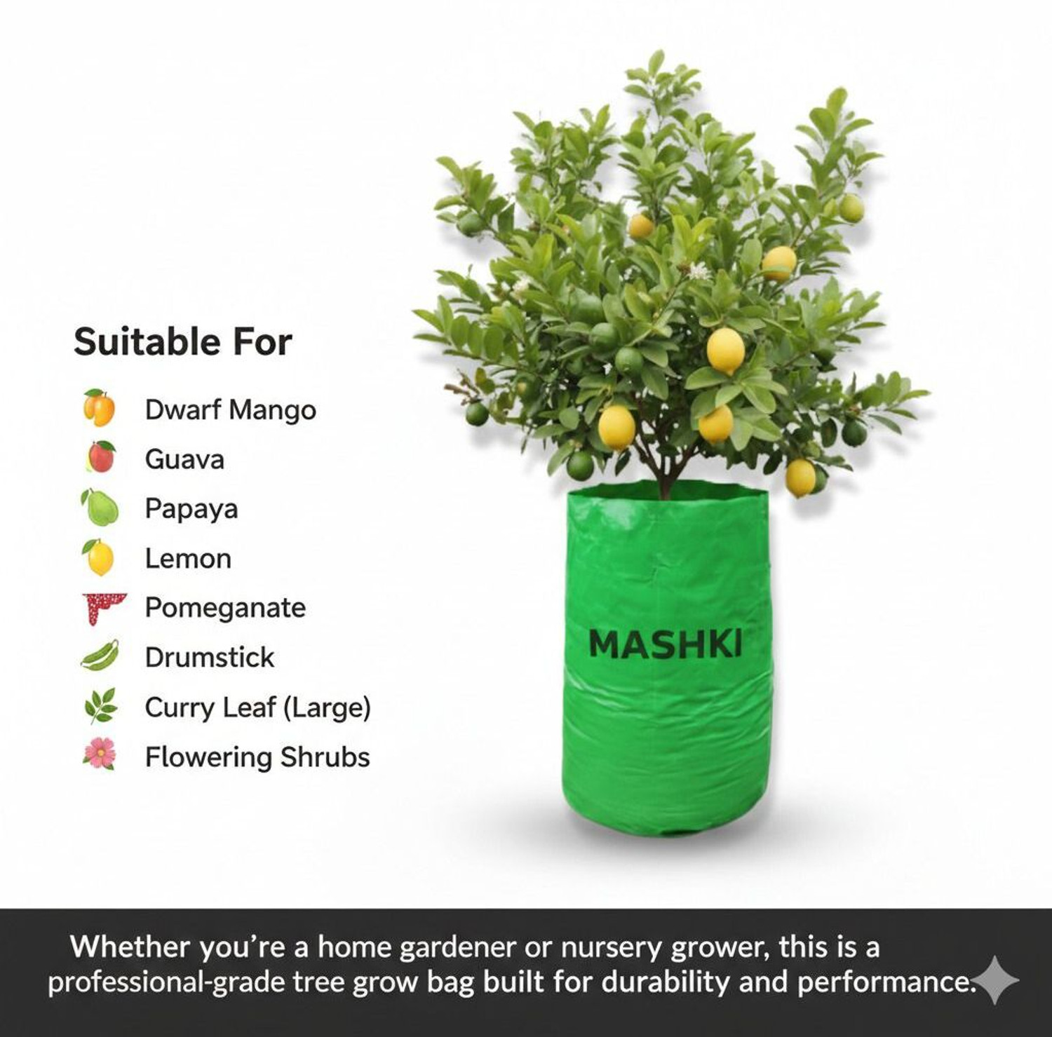 Image of MASHKI 1 Grow bag Grow Bag