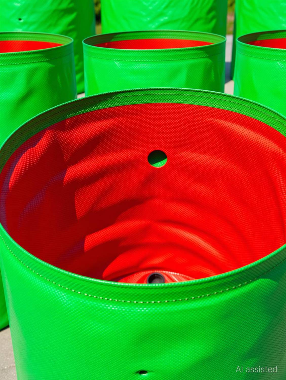GrowTree 12x12 inch HDPE Grow Bags 260 GSM 8 Pack - Image 2