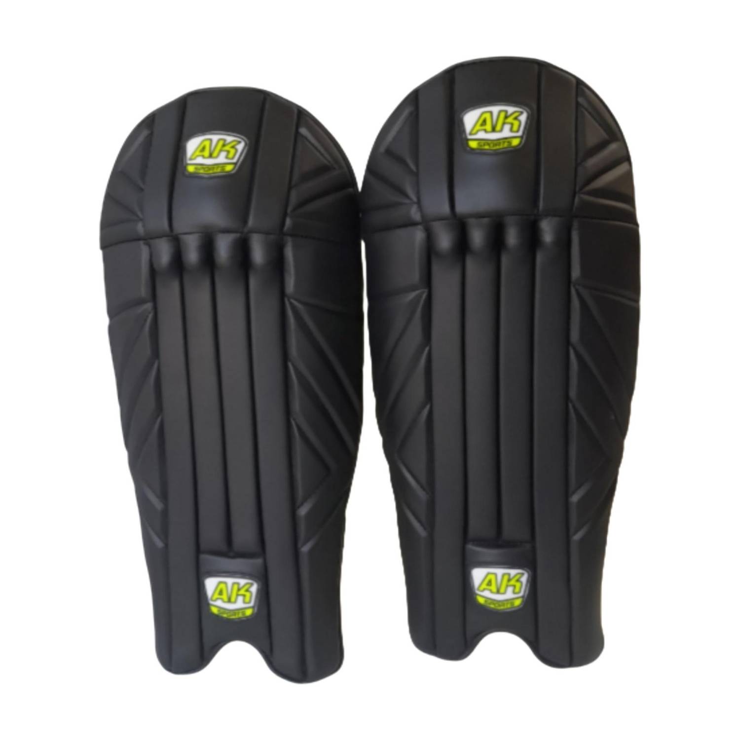 Aksports AK wicket keeper Pad Black Men's (Right Hand Batsman) Cricket Guard Combo