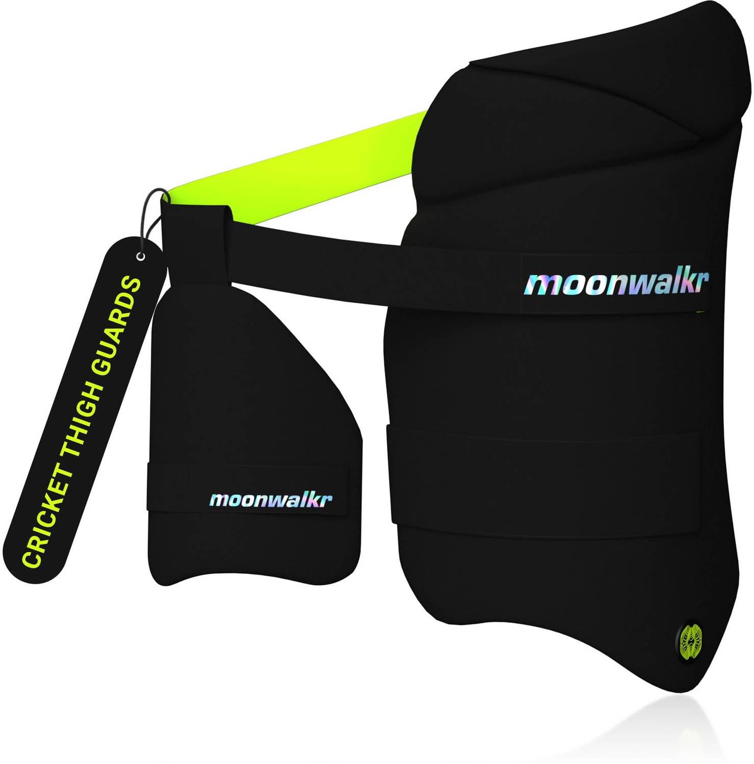 exton Green Left Hand Cricket Thigh Guard - Image 1