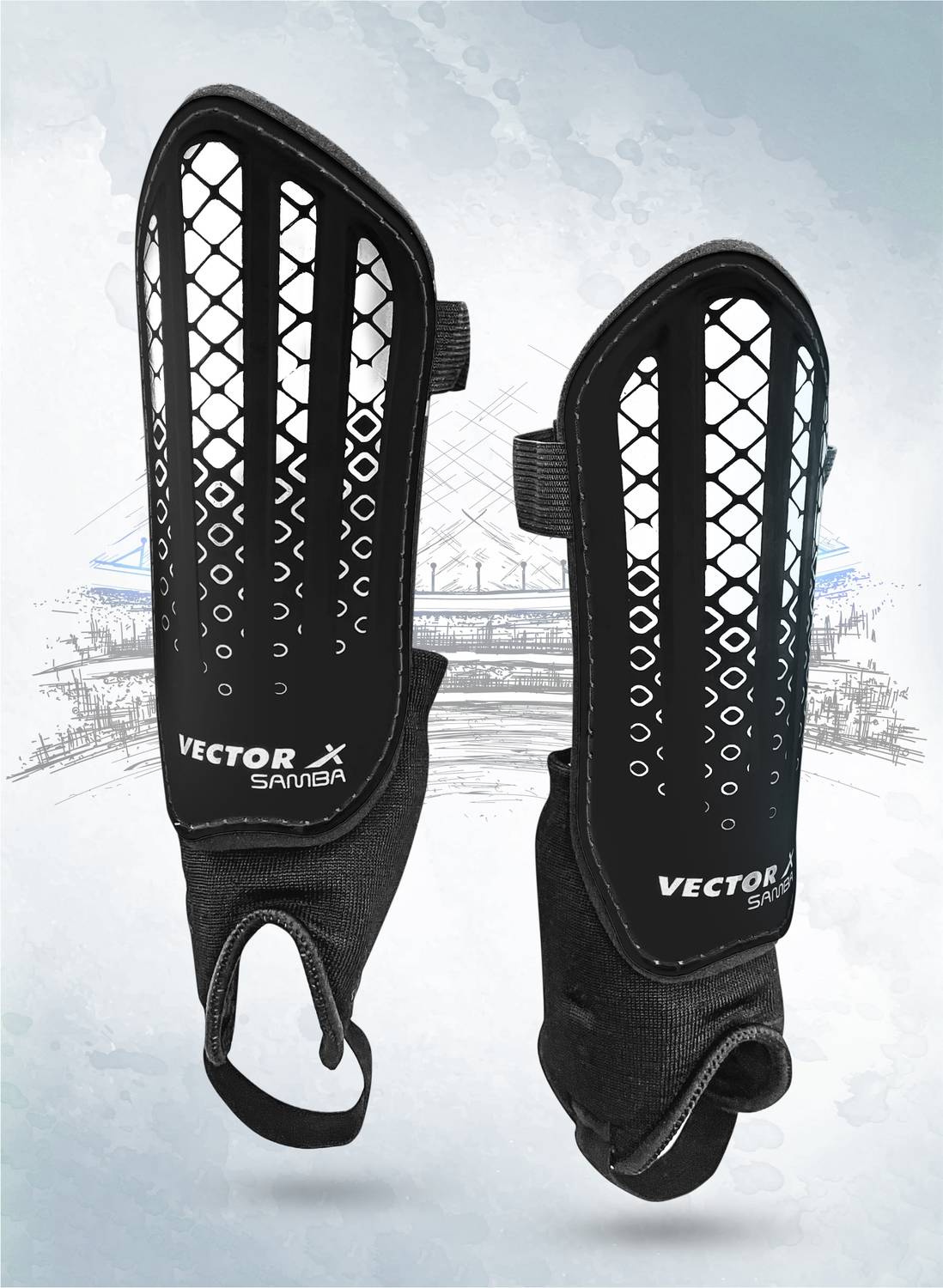 VECTOR X Samba 5mm EVA Cusion+Adjustable Ankle Strap|Training