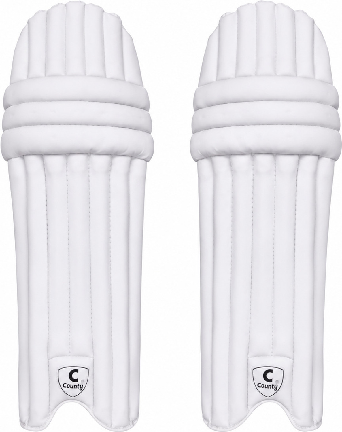 Image of County Cricket Club Batting Pads Leg Guard with Cane & Foam Protection For Adult's Cricket Guard Combo