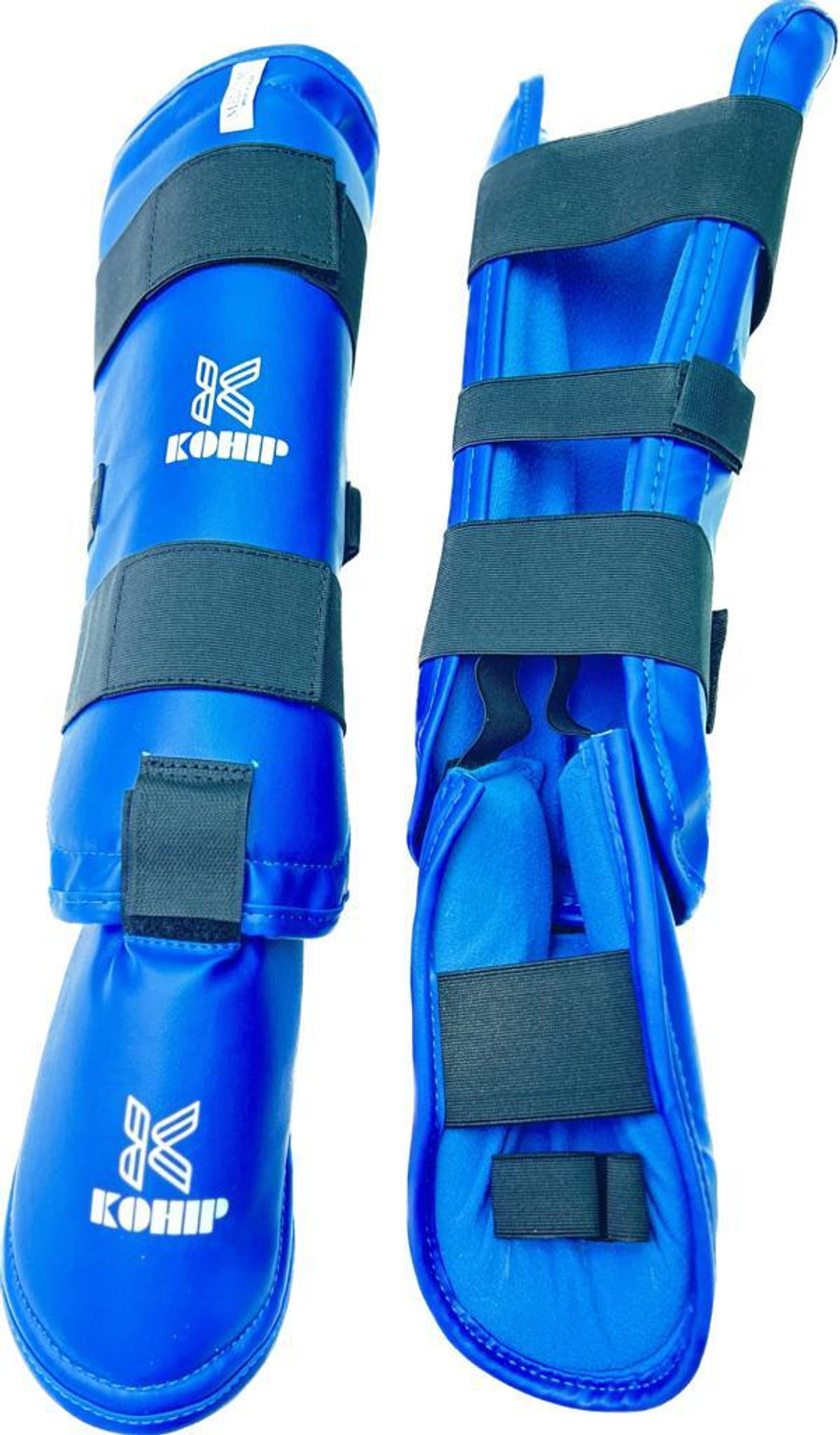 Image of KOHIP Karate Shin Pad Muay Thai Kick Kickboxing ( Size-S) MMA Shin Guard