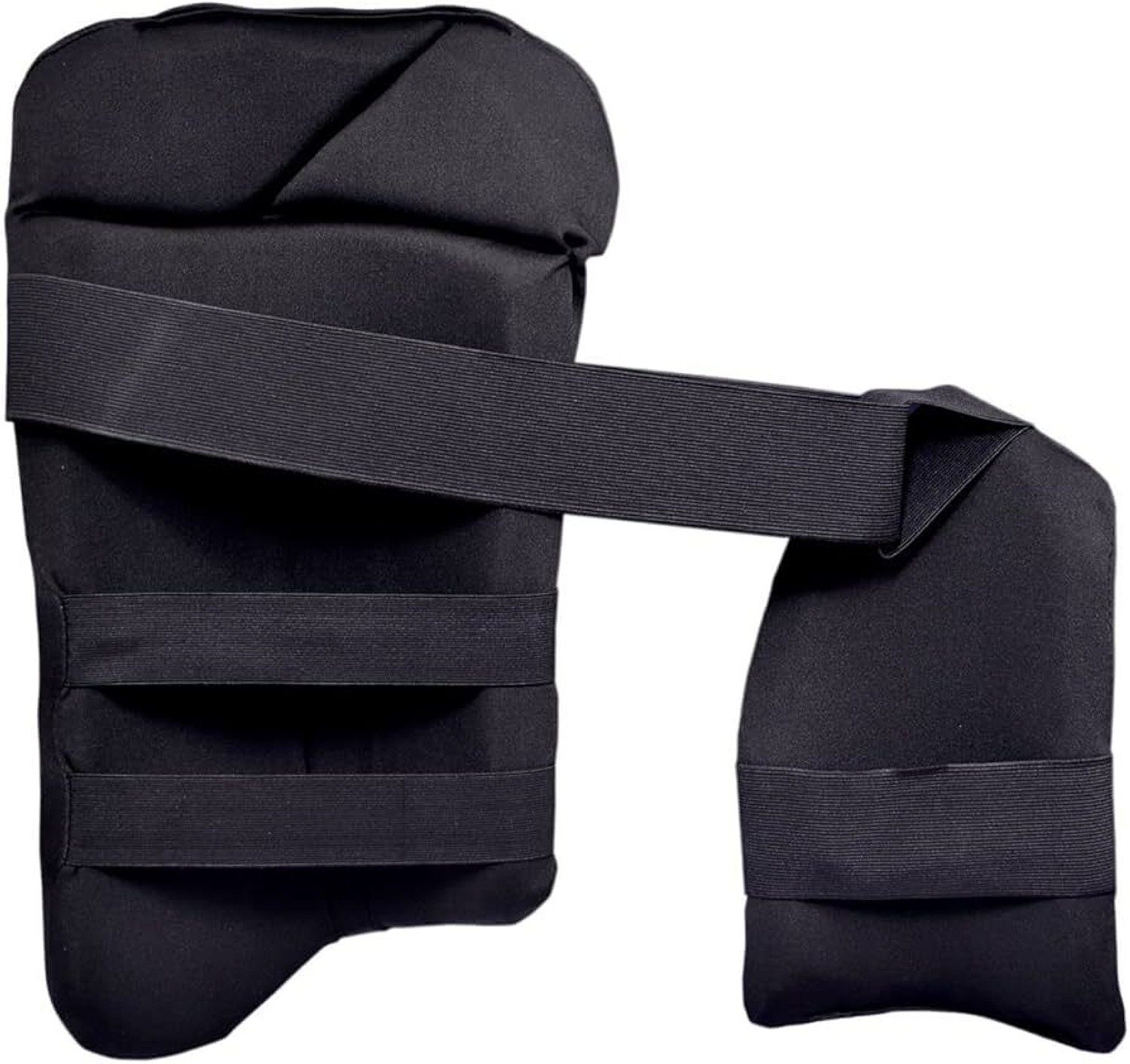 Image of Solutions24x7 BEST BOY BLACK THIGH PAD FOR RIGHT USE FOR 15+YRS OLD Men's (39 - 43 cm) Batting Pad
