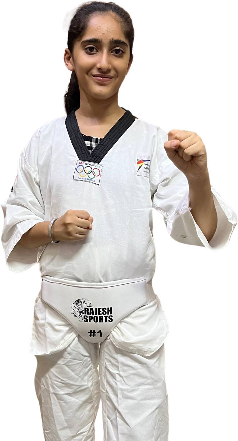 Protège-Aine Taekwondo Boxe – Réglable, Mousse Haute Densité, Taille XS Pour Femme