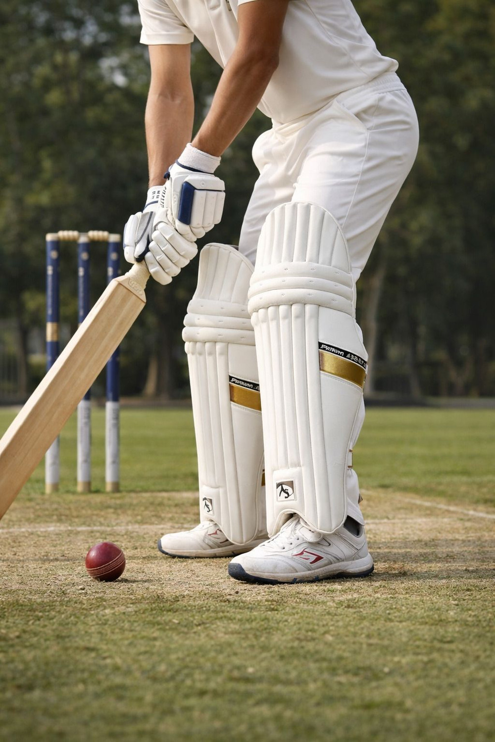 Image of Alistan sports Premium MENS 27 INCH Cricket Guard Combo