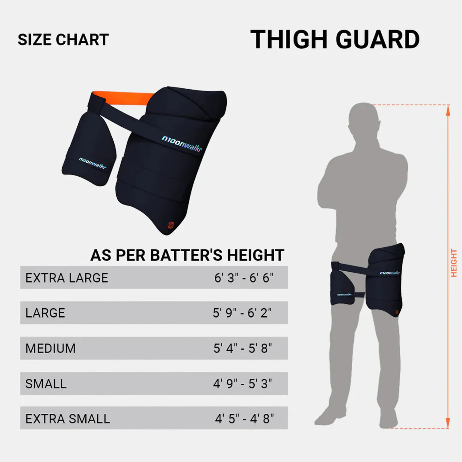 Image of Solutions24x7 BEST BOY BLACK THIGH PAD FOR RIGHT USE FOR 15+YRS OLD Youth (36 - 38 cm) Batting Pad
