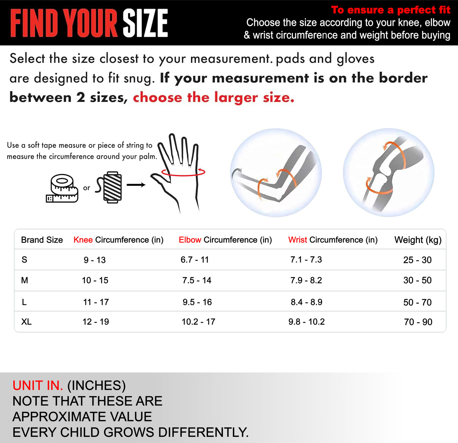 Image of Jaspo Impact Protective Gear Set|Knee, Elbow & Wrist Guards with PE Shell,8mm EVA Foam Skating Guard Combo