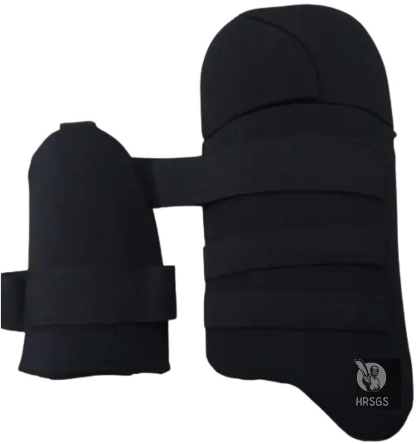 Image of Solutions24x7 BEST BOY BLACK THIGH PAD FOR RIGHT USE FOR 15+YRS OLD Youth (36 - 38 cm) Batting Pad