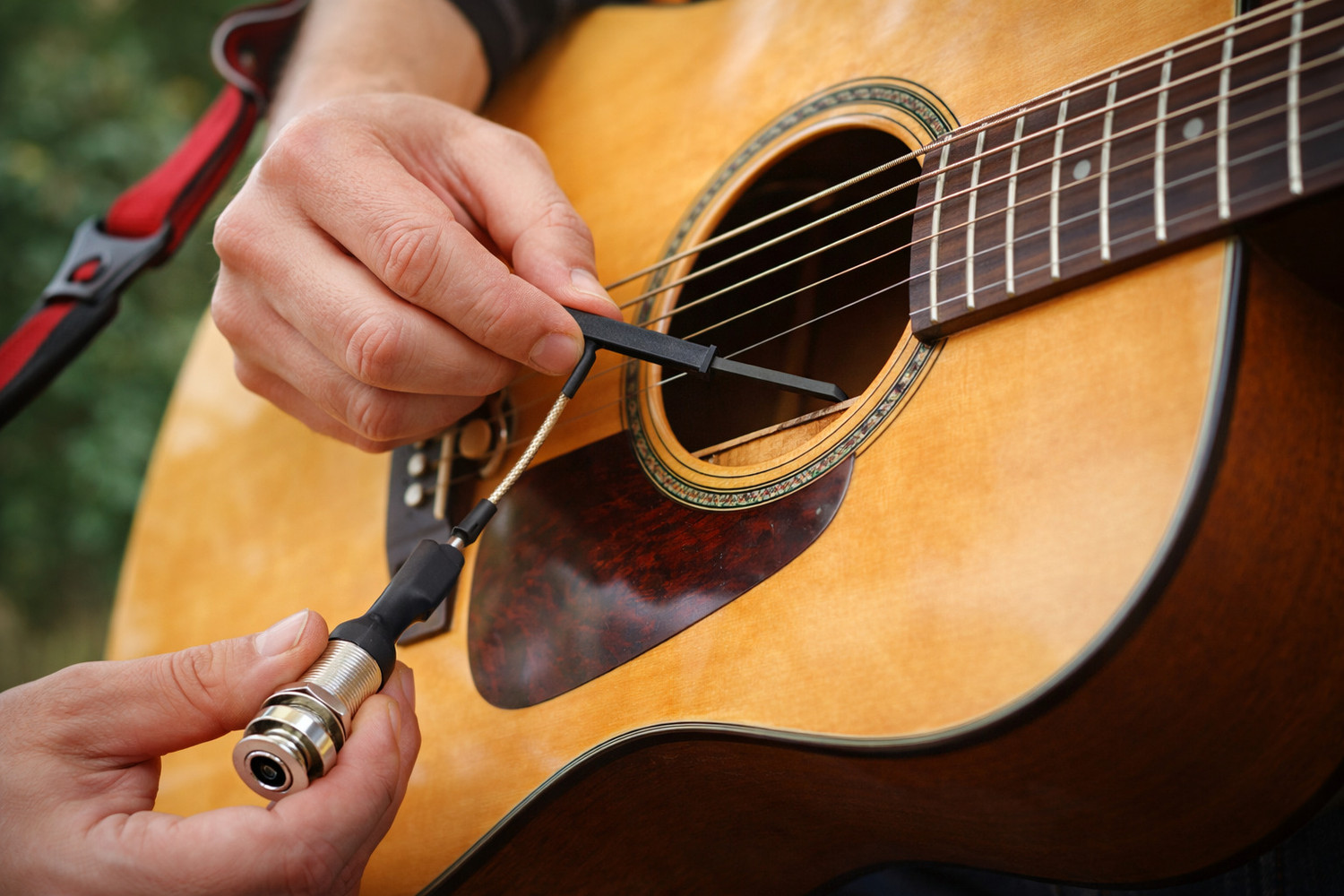 Image of TECHNO Active Guitar Bridge Pickup (Acoustic Guitar, Semi-Electric Guitar)