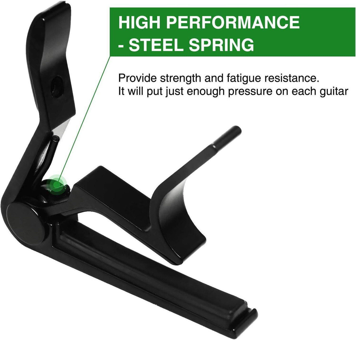 Image of intern INT-GC Clutch Guitar Capo (Black)