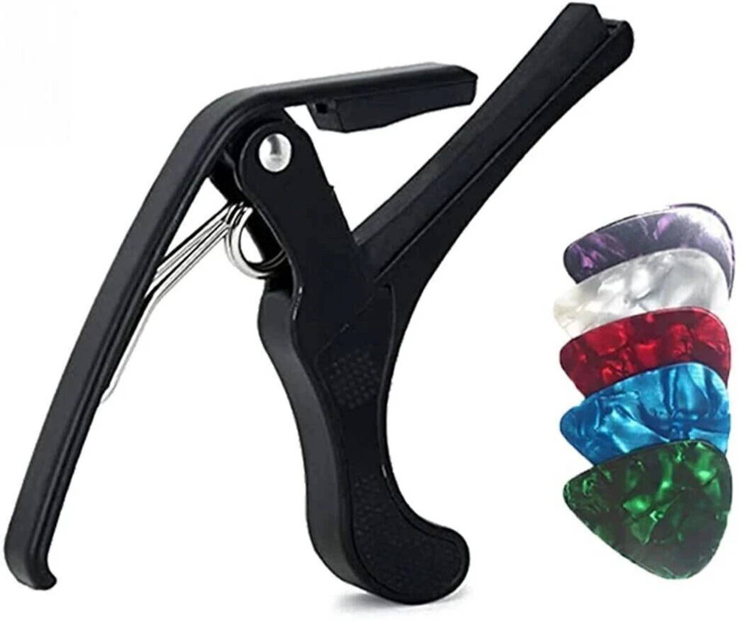 AMG Music Capo Alloy Guitar Capo for Acoustic Guitar, Electric Guitar, Ukulele Clutch Guitar Capo