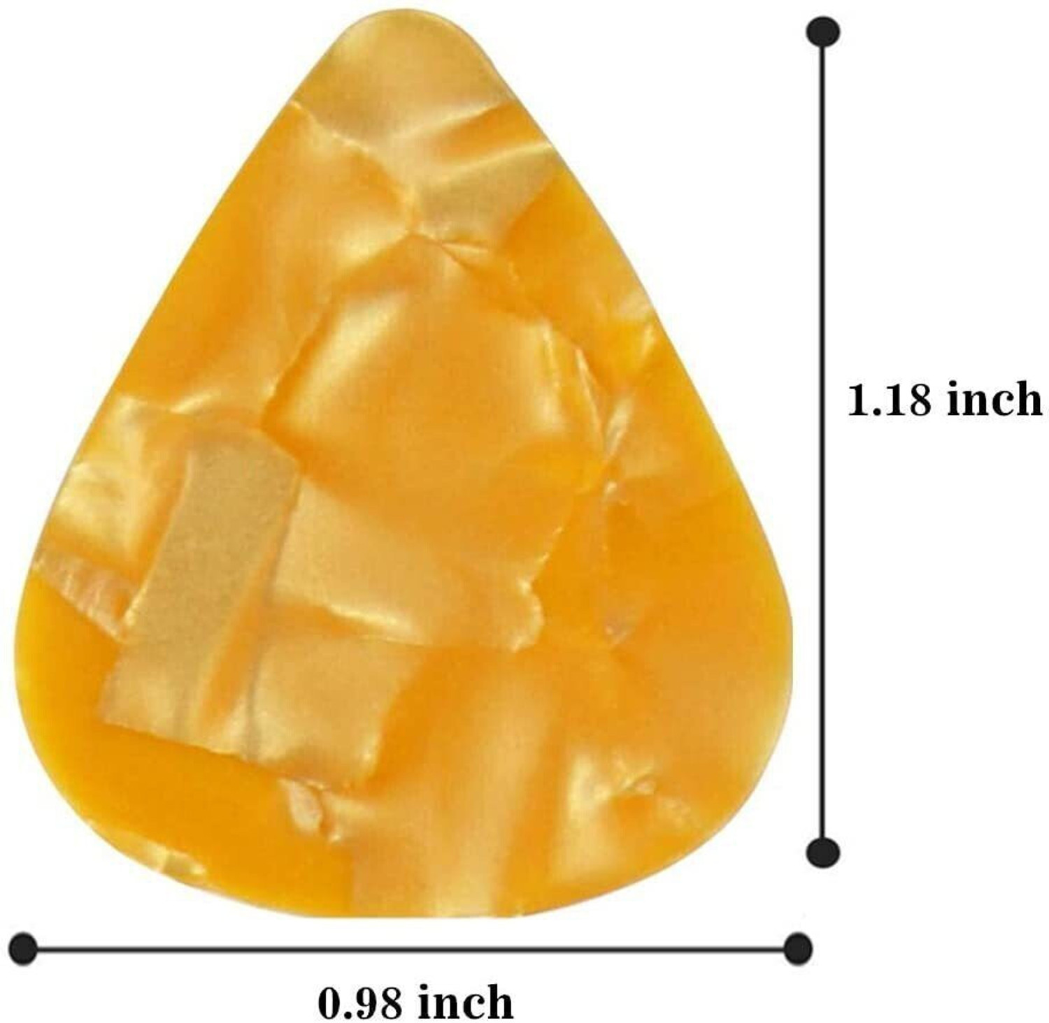 Image of TechBlaze 30 PCs Guitar Picks Plectrums Smooth Nylon Material Stylish Colorful Celluloid Guitar Picks Plectrums for Acoustic Guitar Electric Guitar Bass Ukulele Guitar Pick