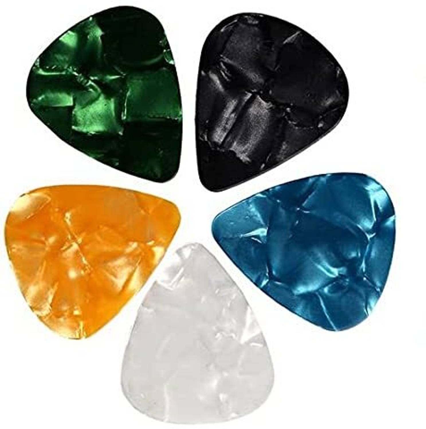 Blue Panther Celluloid Guitar Pick