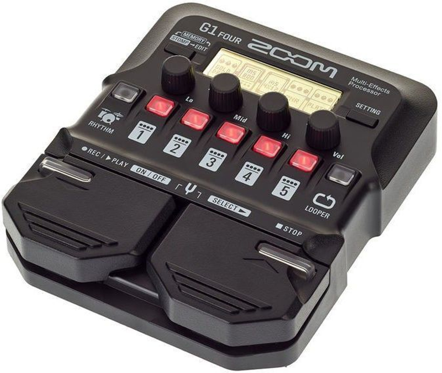 Image of ZOOM Four Guitar Multi Effects Pedal Guitar Processor