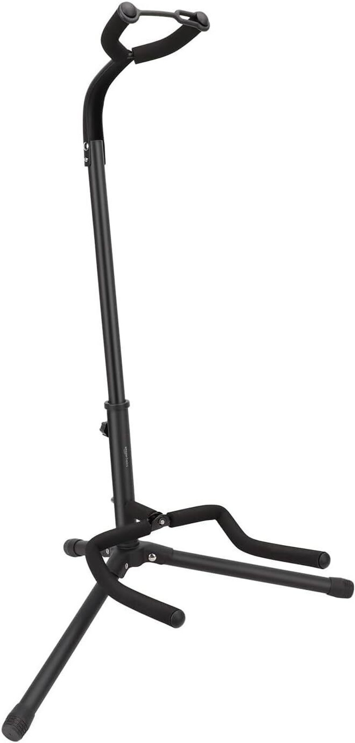 Image of intern Height Adjustable Guitar Stand Floor with Secure Support for Electric, Bass Tubular Stand