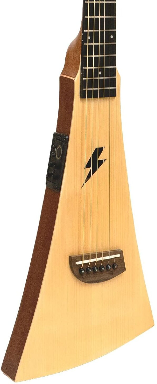 Image of KADENCE WNE01 Travel Guitar Mahogany Mahogany Right Hand Orientation