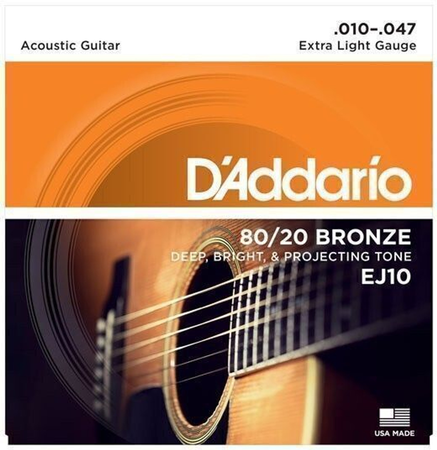 Image of D'ADDARIO Acoustic EJ10 Guitar String