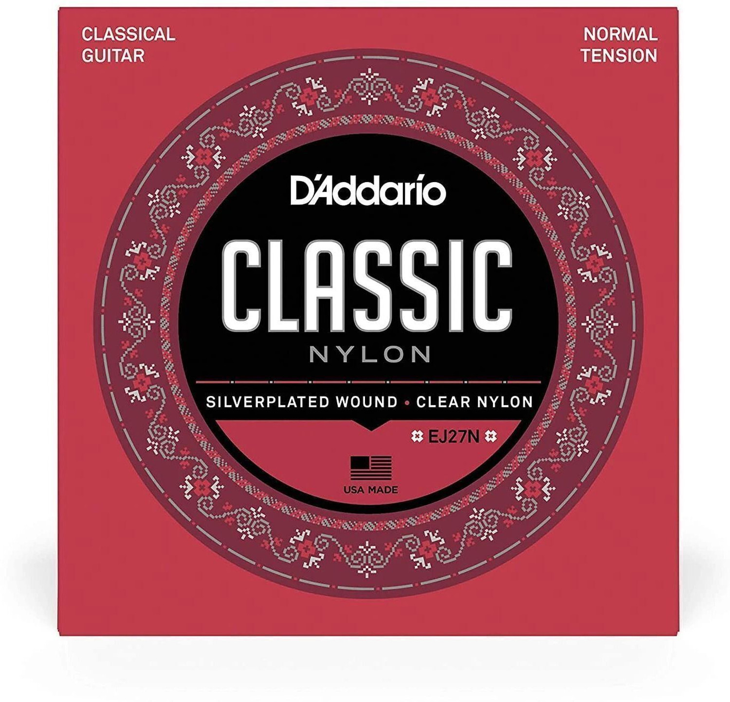 Image of D'ADDARIO Classic EJ27N Nylon Classical Normal Tension Guitar Strings Guitar String