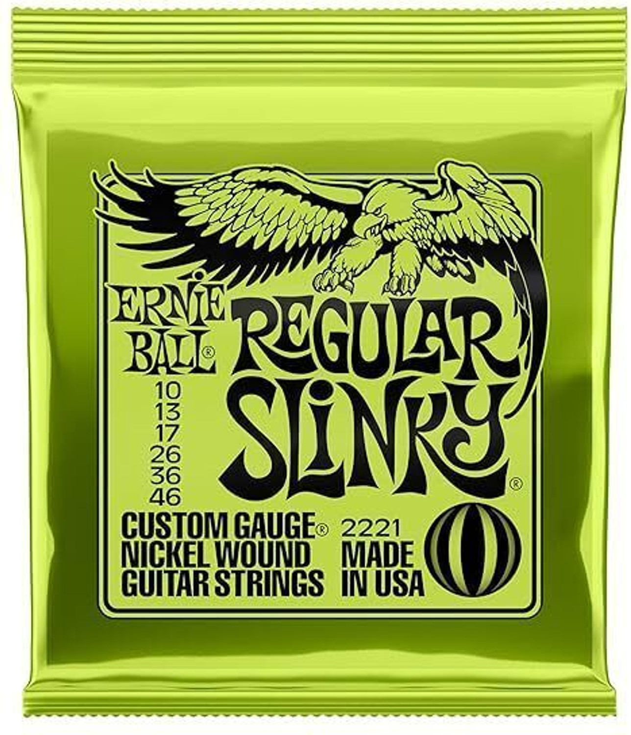 Image of ERNIE BALL Electric Guitar Strings Regular Slinky 10-46 Guitar String