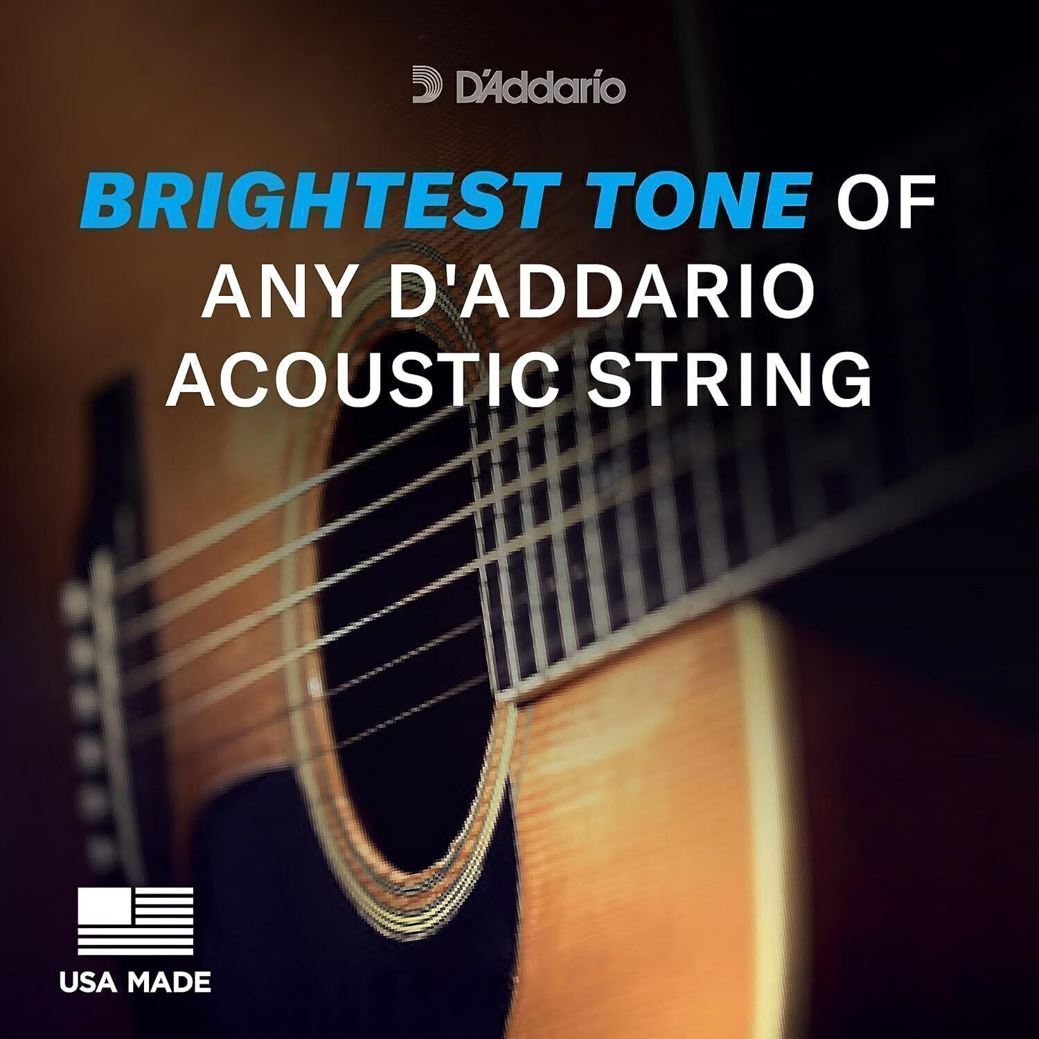 Image of D'ADDARIO Acoustic EJ11 12-53 Bronze Light Acoustic Guitar Strings Guitar String