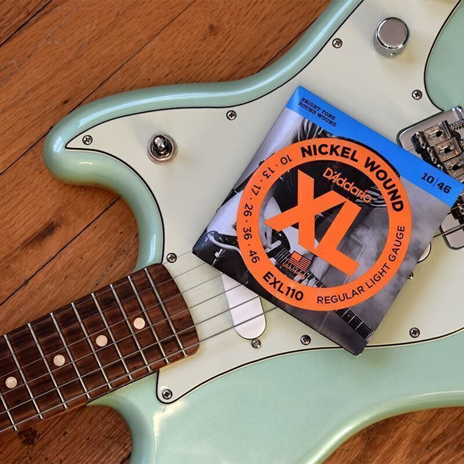Image of D'ADDARIO Electric Elec. Guitar Strings Set .010-.046 EXL110 Guitar String