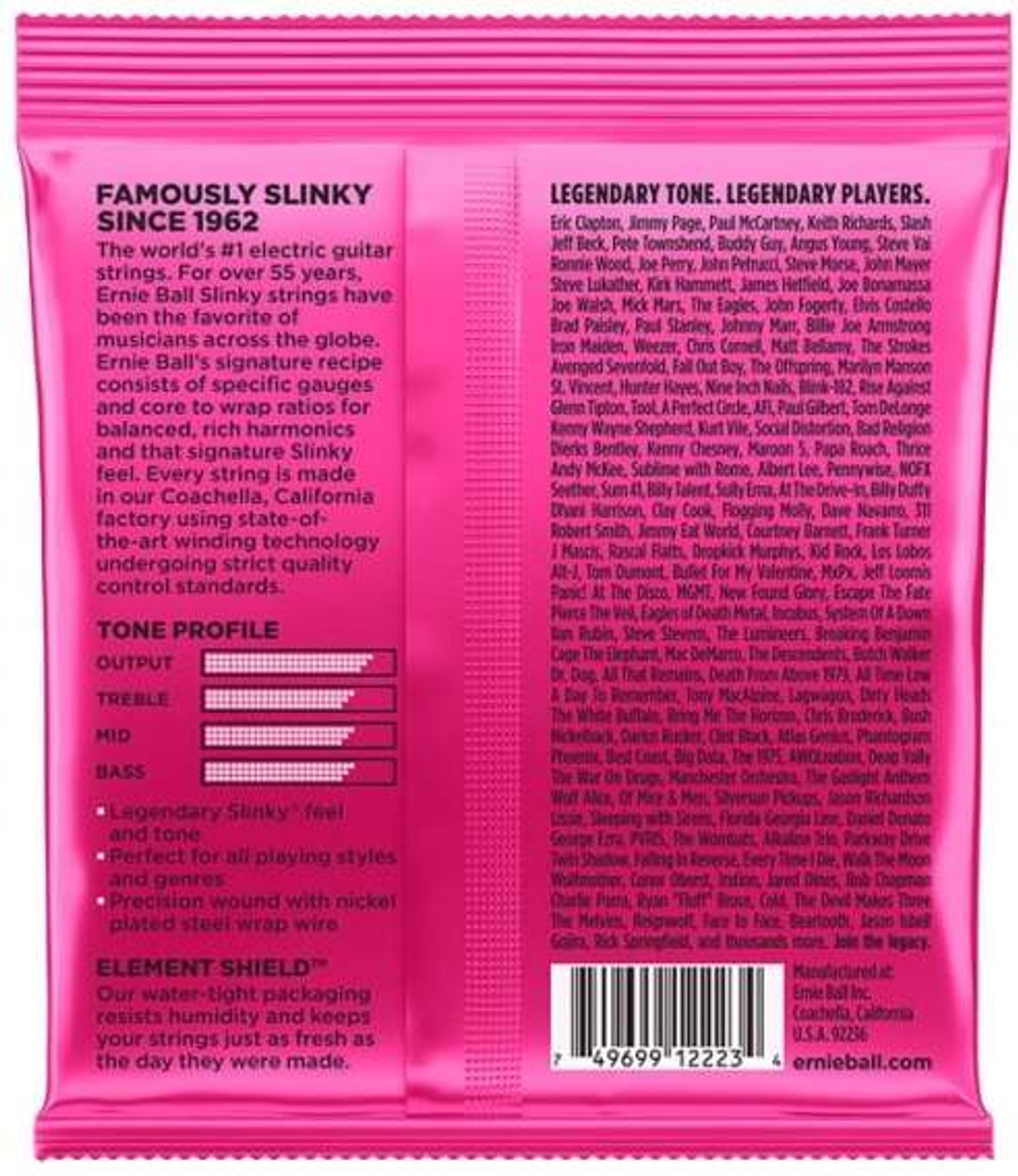 Image of ERNIE BALL Electric Guitar Strings Super Slinky 9-42 Guitar String
