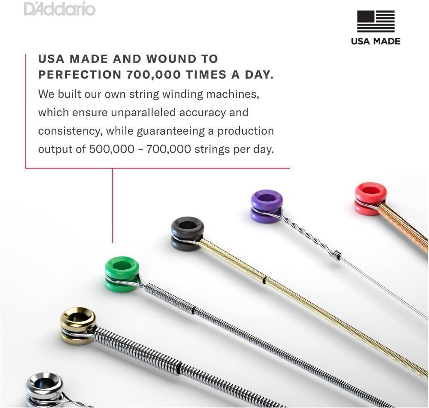 Image of D'ADDARIO Bass EXL165 Nickel Wound 45-105 Custom Light Bass Guitar Strings Guitar String