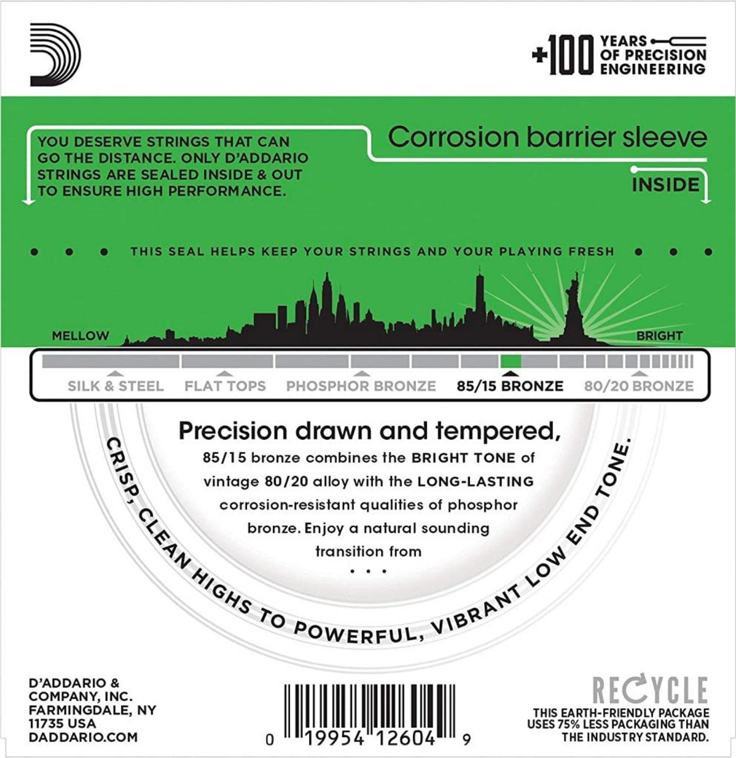 Image of D'ADDARIO Acoustic EZ 890 Guitar String